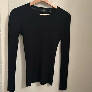 Theory 100 percent merino wool ribbed sweater
